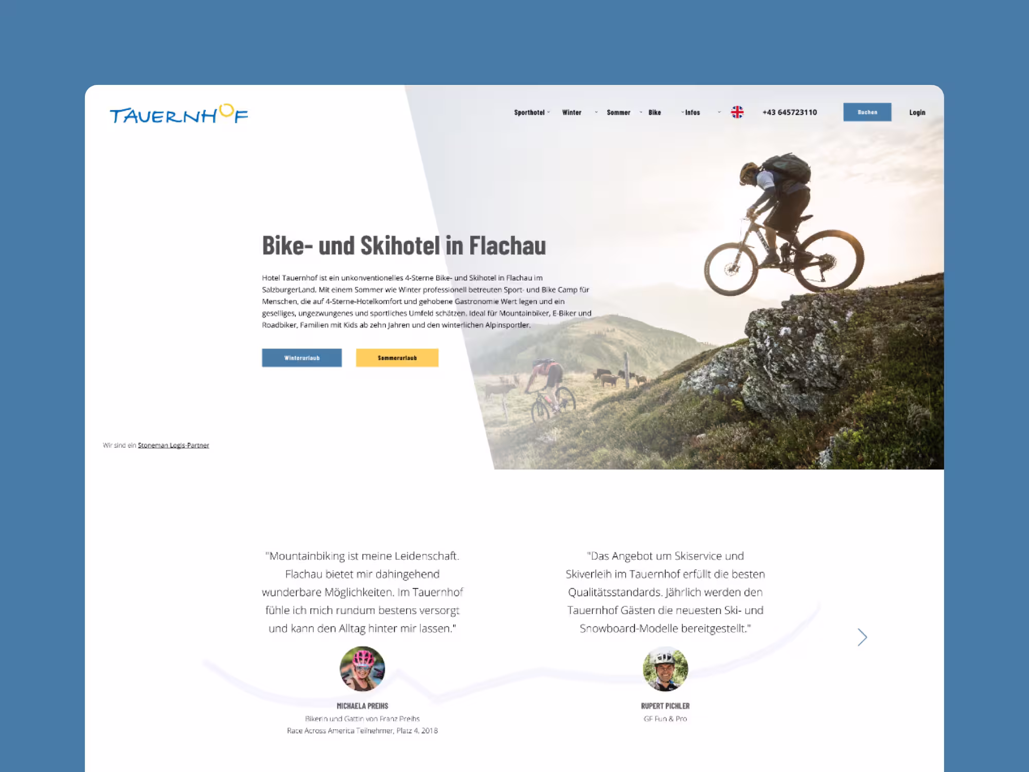 For Tauernhof Hotels, the goal was to redesign their web presence with a modern, conversion-driven experience that reflects the brandâs sporty and high-quality image. Using HubSpot CMS, I created a flexible template system that powered three different hotels (Tauernhof, Flachau.com, and Crystls Aparthotel). The design emphasized usability, fast loading times, multilingual access, and seamless login integrationâensuring consistency across all sub-brands while allowing tailored content for each property.