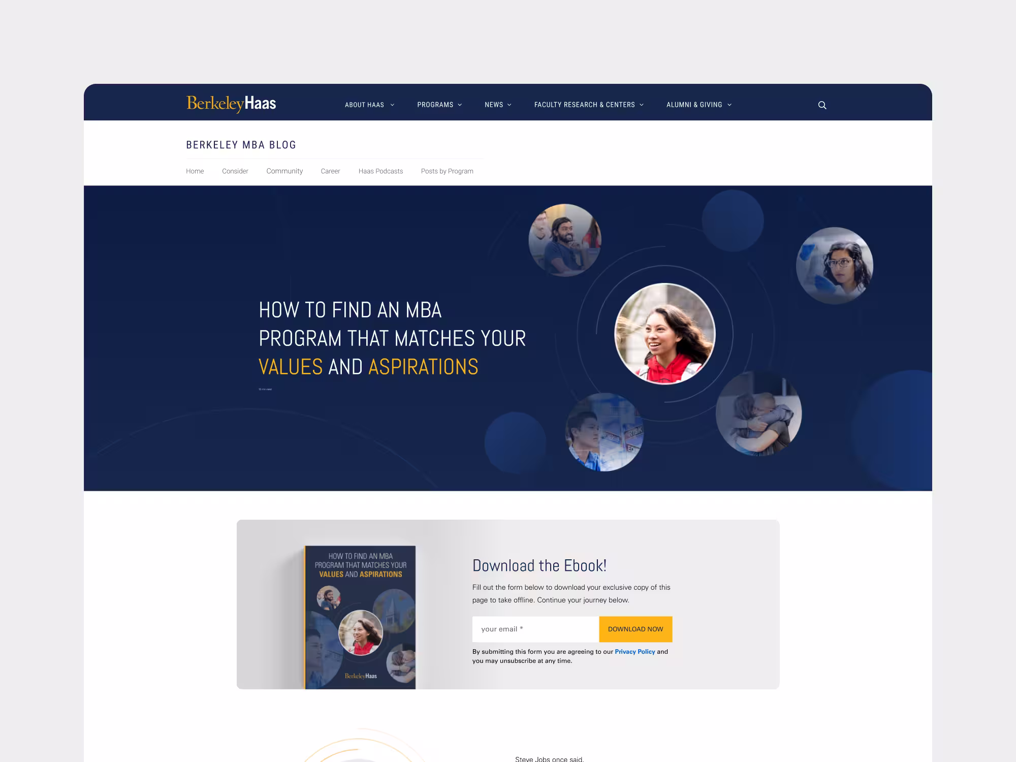 It was an honor to work for such a prestigious university in California. This project started with the creation of a comprehensive Pillar Page based on an E-Book I designed. Pillar Pages are long-form content hubs that require both a strong visual structure and a clear Table of Contents (TOC) to guide users through complex information. From this initial E-Book, I was later commissioned to design three additional ones, each focusing on different educational topics.